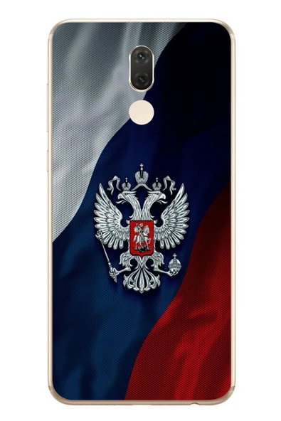 Le Balvo Huawei Mate 10 Lite Uyumlu Rusya Arması Baskılı Silikon Kılıf ürün görseli 1