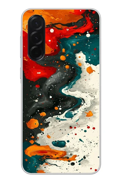 Le Balvo Samsung Galaxy A36 Uyumlu Boya Karışımı Baskılı Silikon Kılıf ürün görseli 1