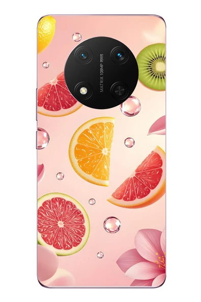 Le Balvo Honor Magic 7 Lite Uyumlu Meyve Dilimleri Baskılı Silikon Kılıf ürün görseli 1