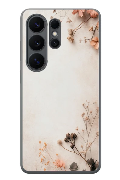 Le Balvo Samsung Galaxy S26 Ultra Uyumlu Kuru Dallar Baskılı Silikon Kılıf ürün görseli 1
