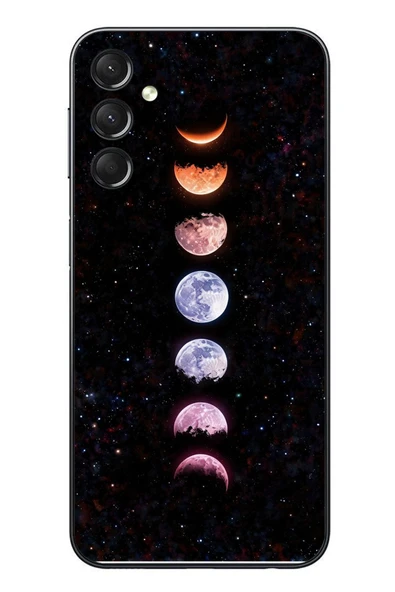 Le Balvo Samsung Galaxy A24 Uyumlu Tüm Gezegenler Baskılı Silikon Kılıf ürün görseli 1