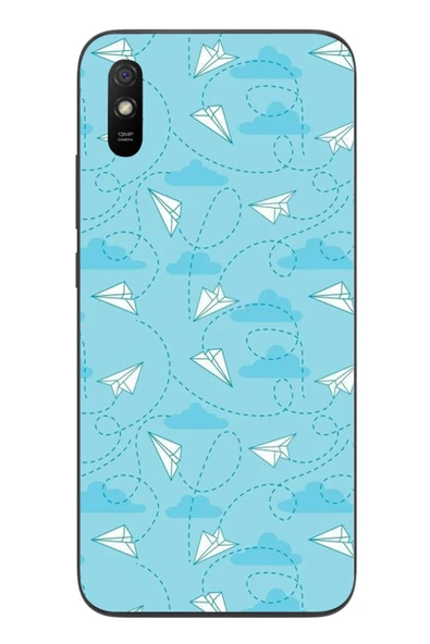 Le Balvo Redmi 9A Uyumlu Kağıttan Uçak Baskılı Silikon Kılıf ürün görseli 1