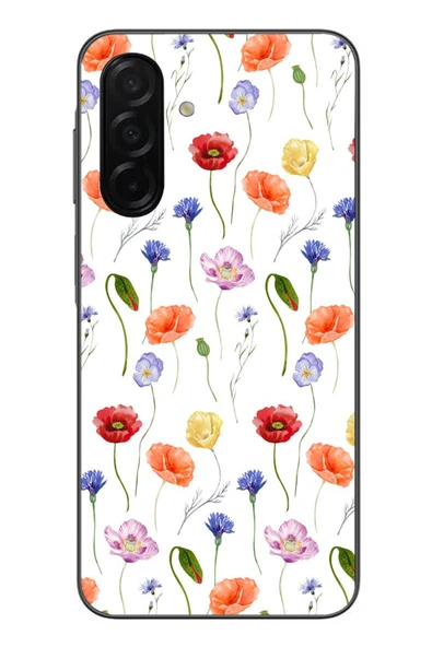 Le Balvo Samsung Galaxy A26 Uyumlu Sade Tek Çiçekler Baskılı Silikon Kılıf ürün görseli 1