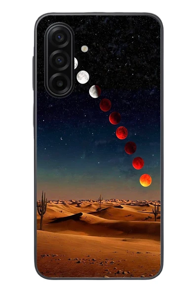 Le Balvo Samsung Galaxy A17 Uyumlu Ayın Geçişi Baskılı Silikon Kılıf ürün görseli 1
