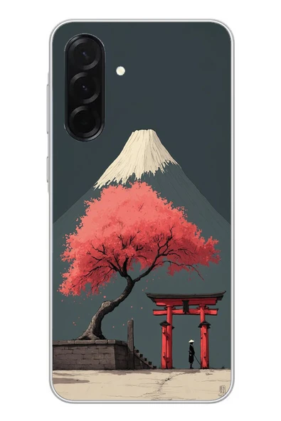 Le Balvo Samsung Galaxy A36 Uyumlu Fuji Dağı Baskılı Silikon Kılıf ürün görseli 1
