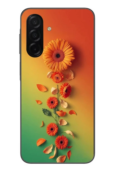 Le Balvo Samsung Galaxy A26 Uyumlu Ayçiçeği Bükleleri Baskılı Silikon Kılıf ürün görseli 1