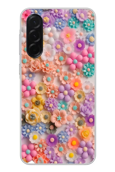 Le Balvo Samsung Galaxy A36 Uyumlu Çiçek Bükleleri Baskılı Silikon Kılıf ürün görseli 1