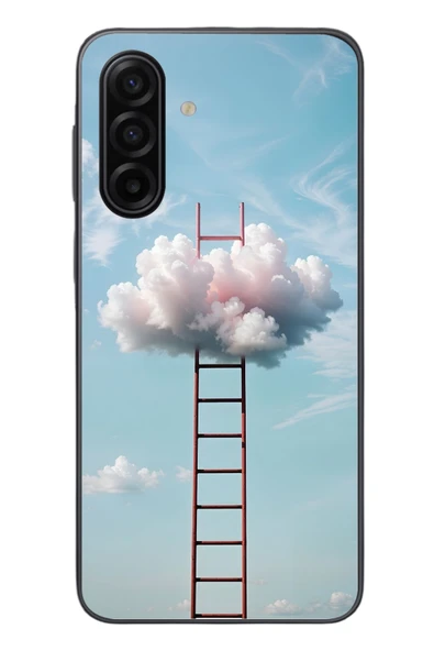 Le Balvo Samsung Galaxy A17 Uyumlu Buluta Çıkan Merdiven Baskılı Silikon Kılıf ürün görseli 1