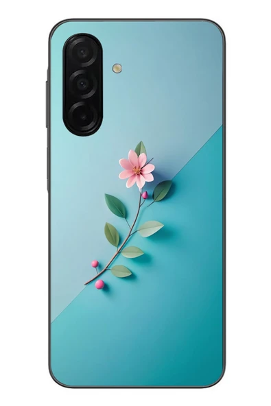 Le Balvo Samsung Galaxy A26 Uyumlu Çiçeğin Pembesi Baskılı Silikon Kılıf ürün görseli 1