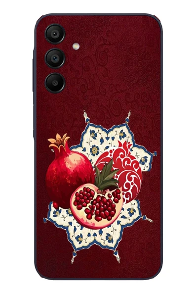 Le Balvo Samsung Galaxy A15 Uyumlu Nar Retro Baskılı Silikon Kılıf ürün görseli 1