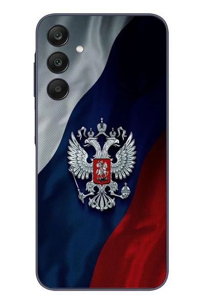 Le Balvo Samsung Galaxy A25 Uyumlu Rusya Arması Baskılı Silikon Kılıf ürün görseli 1