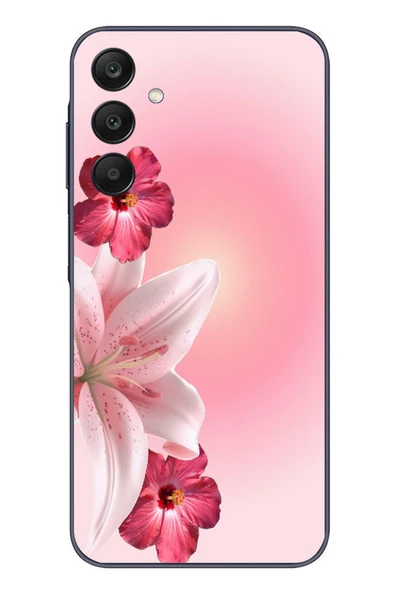 Le Balvo Samsung Galaxy A25 Uyumlu Tematik Çiçek Baskılı Silikon Kılıf ürün görseli 1