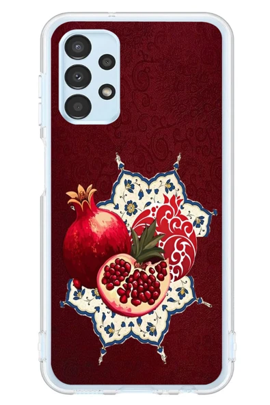 Le Balvo Samsung Galaxy A13 Uyumlu Nar Retro Baskılı Silikon Kılıf ürün görseli 1