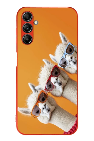 Le Balvo Samsung Galaxy A14 Uyumlu Lamalar Baskılı Silikon Kılıf ürün görseli 1