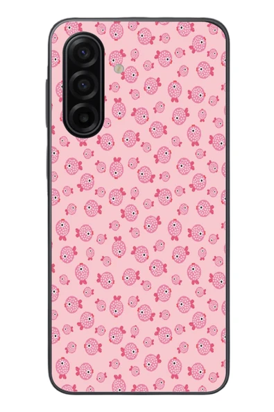 Le Balvo Samsung Galaxy A17 Uyumlu Pembe Balıklar Baskılı Silikon Kılıf ürün görseli 1