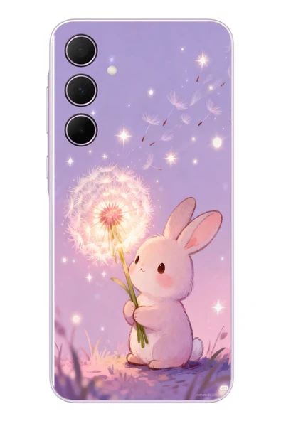 Le Balvo Samsung Galaxy A35 Uyumlu Büyülü Tavşan Baskılı Silikon Kılıf ürün görseli 1