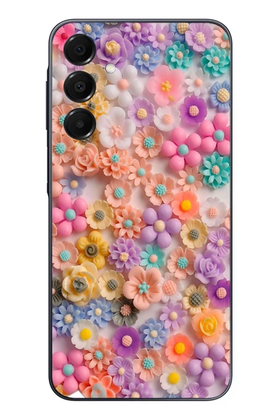 Le Balvo Samsung Galaxy A16 Uyumlu Çiçek Bükleleri Baskılı Silikon Kılıf ürün görseli 1