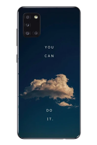 Le Balvo Samsung Galaxy A31 Uyumlu You Can Do İt Baskılı Silikon Kılıf ürün görseli 1