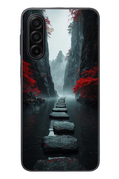 Le Balvo Samsung Galaxy A17 Uyumlu Karanlık Yolu Baskılı Silikon Kılıf ürün görseli 1