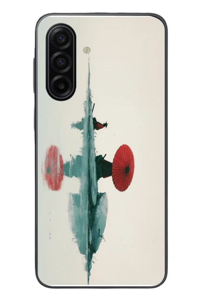 Le Balvo Samsung Galaxy A17 Uyumlu Japon Şemsiyesi Baskılı Silikon Kılıf ürün görseli 1