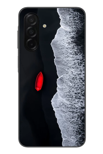 Le Balvo Samsung Galaxy A26 Uyumlu Kırmızı Tekne Yalnız Baskılı Silikon Kılıf ürün görseli 1