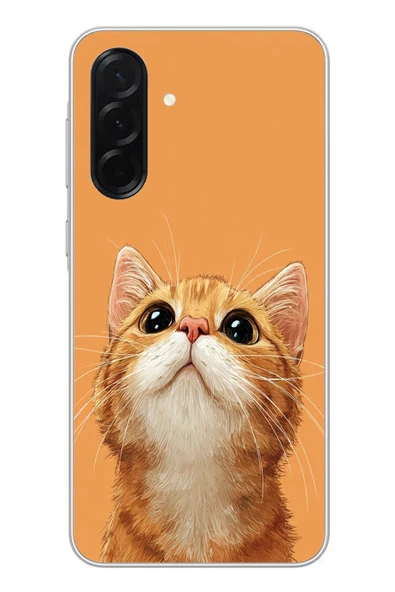 Le Balvo Samsung Galaxy A36 Uyumlu Masum Kedi Baskılı Silikon Kılıf ürün görseli 1