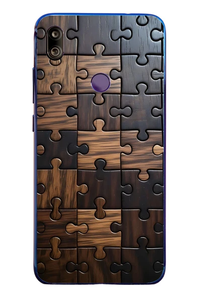 Le Balvo Redmi Note 7 Uyumlu Puzzle Baskılı Silikon Kılıf ürün görseli 1