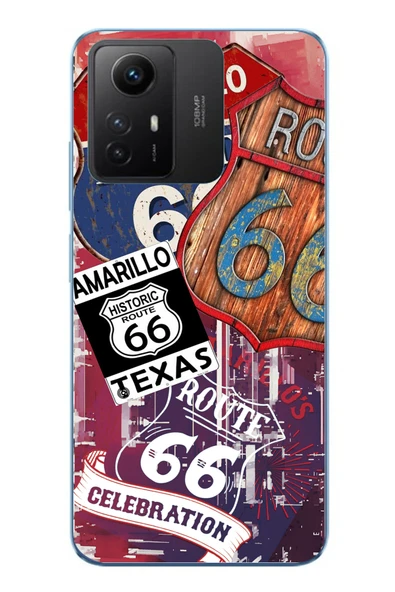 Le Balvo Redmi Note 12S Uyumlu Texas Amerika Baskılı Silikon Kılıf ürün görseli 1