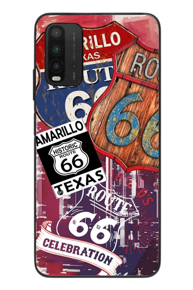 Le Balvo Redmi 9T Uyumlu Texas Amerika Baskılı Silikon Kılıf ürün görseli 1