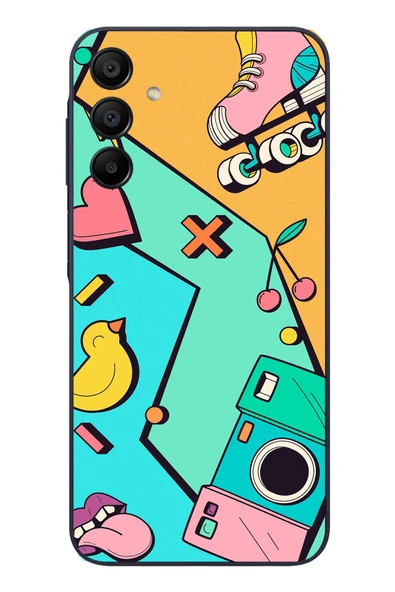 Le Balvo Samsung Galaxy A15 Uyumlu Paten Gençlik Baskılı Silikon Kılıf ürün görseli 1