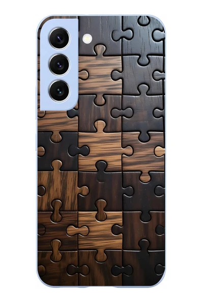 Le Balvo Samsung Galaxy S22 Uyumlu Puzzle Baskılı Silikon Kılıf ürün görseli 1