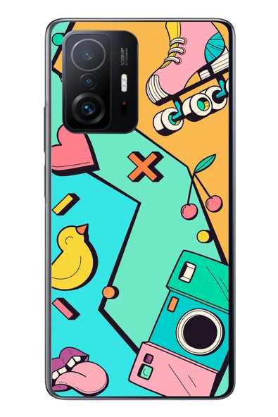 Le Balvo Xiaomi Mi 11 T-11 T Pro Uyumlu Paten Gençlik Baskılı Silikon Kılıf ürün görseli 1
