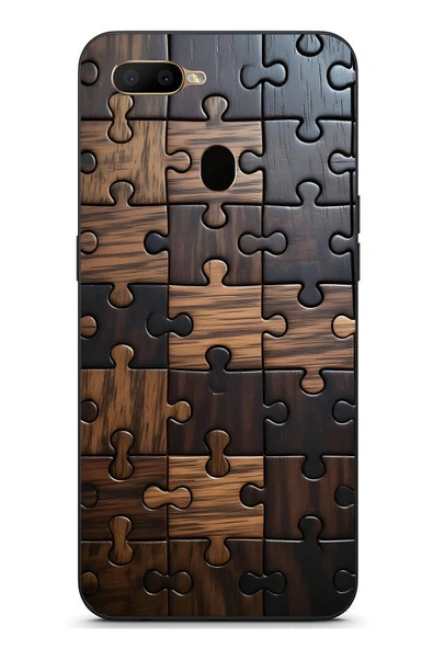 Le Balvo Oppo A5S Uyumlu Puzzle Baskılı Silikon Kılıf ürün görseli 1
