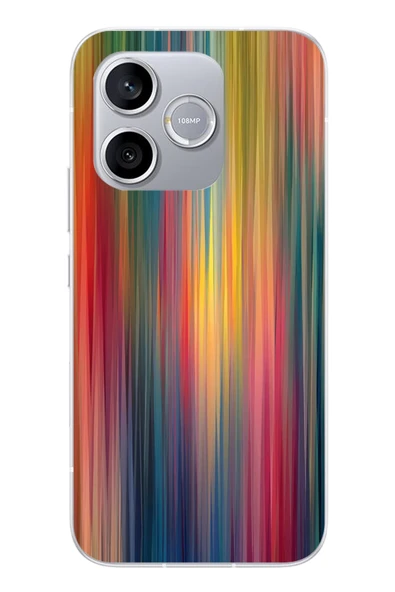 Le Balvo Honor 600 Lite Uyumlu Gökkuşağı Karışımı Baskılı Silikon Kılıf ürün görseli 1