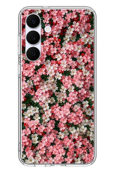 Le Balvo Samsung Galaxy S25 FE Uyumlu Ahenkli Papatyalar Baskılı Silikon Kılıf ürün görseli 1