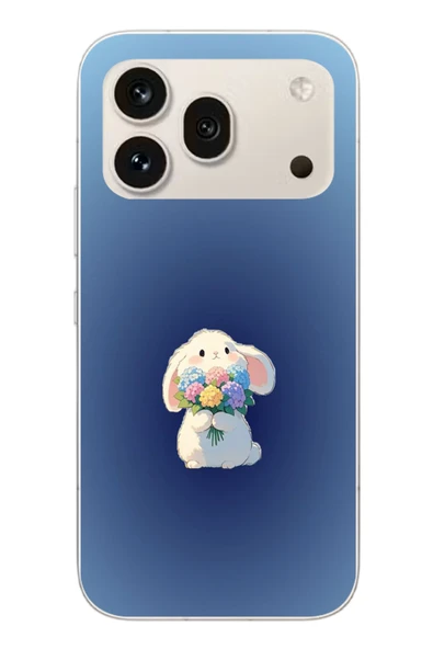 Le Balvo Honor 600 Pro Uyumlu Çiçekli Tavşan Baskılı Silikon Kılıf ürün görseli 1