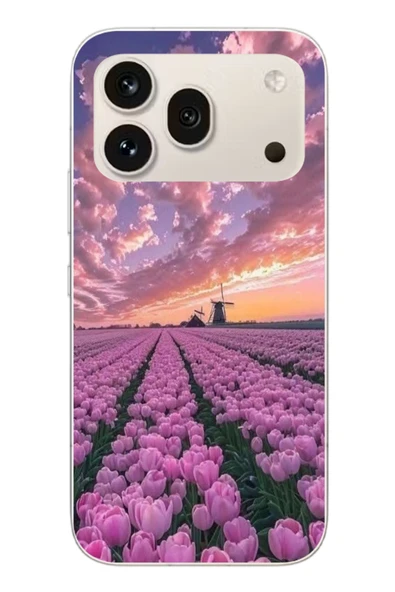Le Balvo Honor 600 Pro Uyumlu Lale Bahçesi Baskılı Silikon Kılıf ürün görseli 1