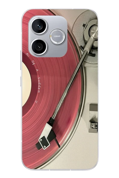 Le Balvo Honor 600 Lite Uyumlu Pembe Plak Baskılı Silikon Kılıf ürün görseli 1