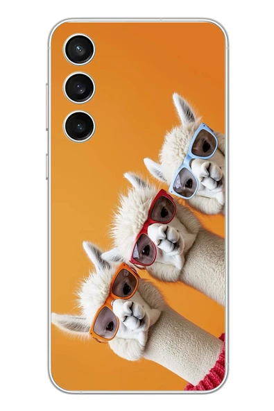 Le Balvo Samsung Galaxy S23 Fe Uyumlu Lamalar Baskılı Silikon Kılıf ürün görseli 1