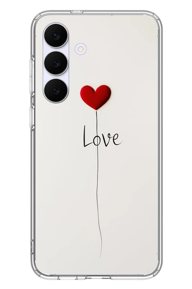 Le Balvo Samsung Galaxy S25 FE Uyumlu Love Aşk Baskılı Silikon Kılıf ürün görseli 1