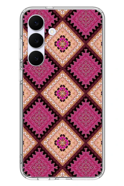 Le Balvo Samsung Galaxy S25 FE Uyumlu Pembe Yavrusu Motifleri Baskılı Silikon Kılıf ürün görseli 1