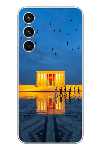 Le Balvo Samsung Galaxy S23 Fe Uyumlu Anıtkabir Baskılı Silikon Kılıf ürün görseli 1
