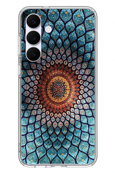 Le Balvo Samsung Galaxy S25 FE Uyumlu İran Dokuması Baskılı Silikon Kılıf ürün görseli 1