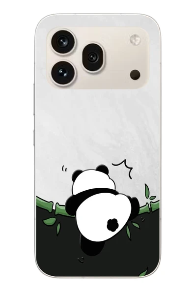 Le Balvo Honor 600 Pro Uyumlu Bambuya Çıkan Panda Baskılı Silikon Kılıf ürün görseli 1