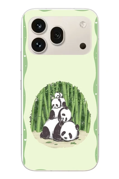 Le Balvo Honor 600 Pro Uyumlu Panda Ailesi Baskılı Silikon Kılıf ürün görseli 1