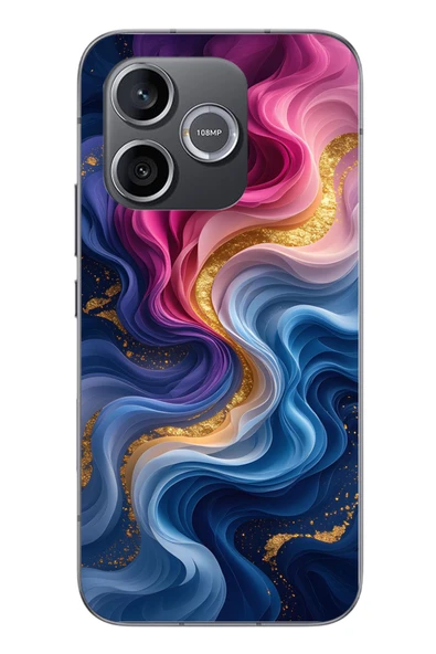 Le Balvo Honor 600 Uyumlu Renk Katranı Baskılı Silikon Kılıf ürün görseli 1