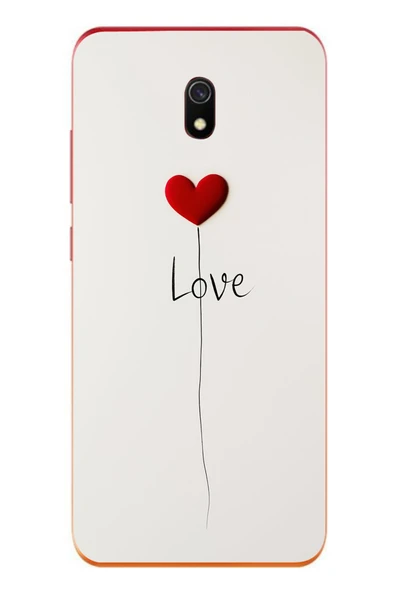 Le Balvo Redmi 8A Uyumlu Love Aşk Baskılı Silikon Kılıf ürün görseli 1