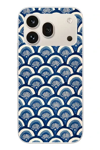 Le Balvo Honor 600 Pro Uyumlu Mavi Bükleler Baskılı Silikon Kılıf ürün görseli 1