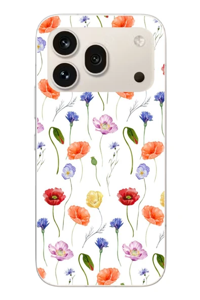 Le Balvo Honor 600 Pro Uyumlu Sade Tek Çiçekler Baskılı Silikon Kılıf ürün görseli 1