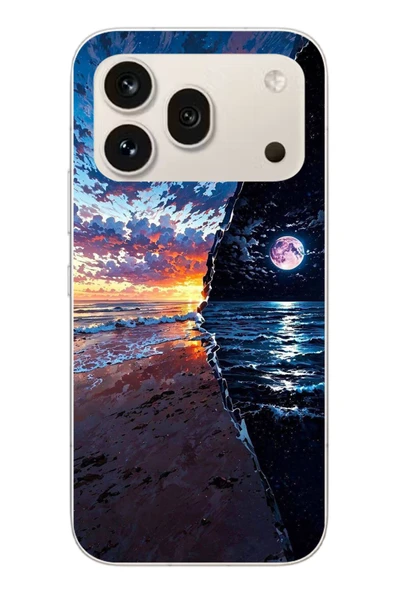 Le Balvo Honor 600 Pro Uyumlu Deniz Günbatımı Baskılı Silikon Kılıf ürün görseli 1